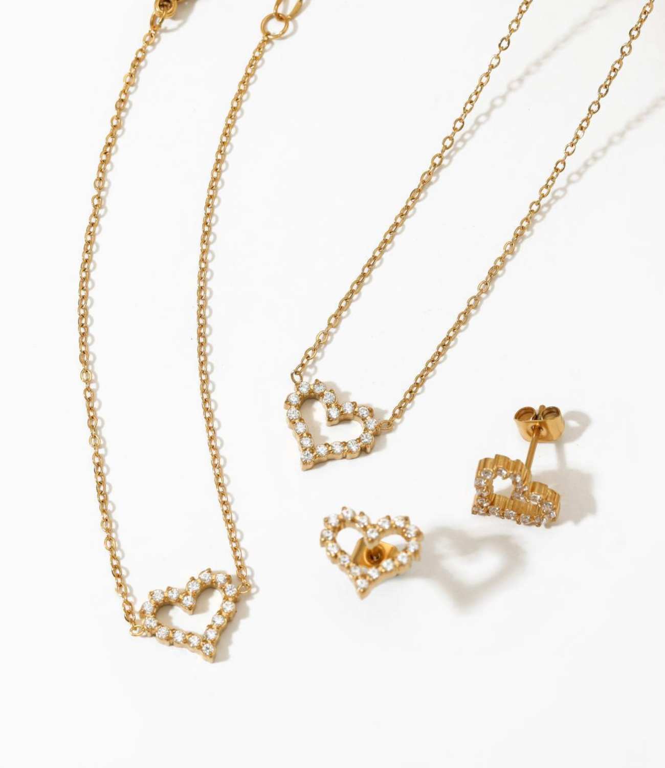 Radiant Heart Studs