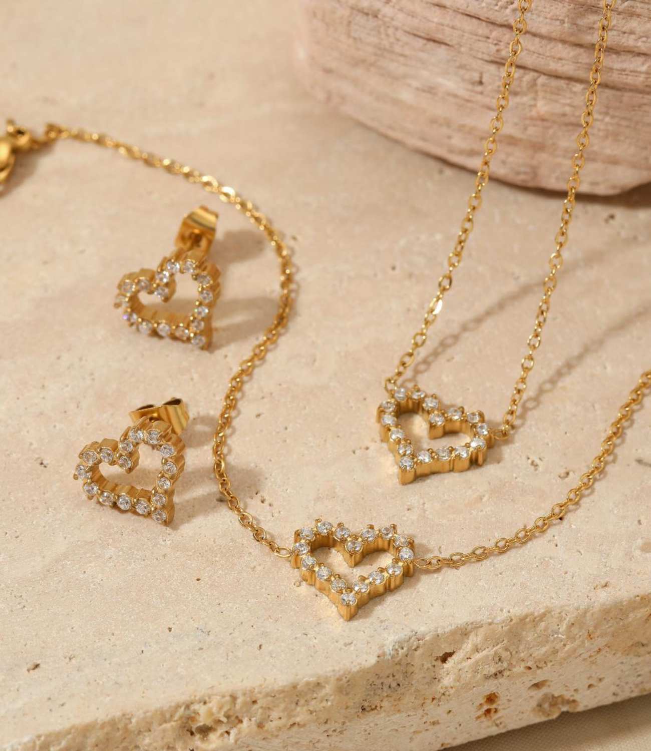 Radiant Heart Studs