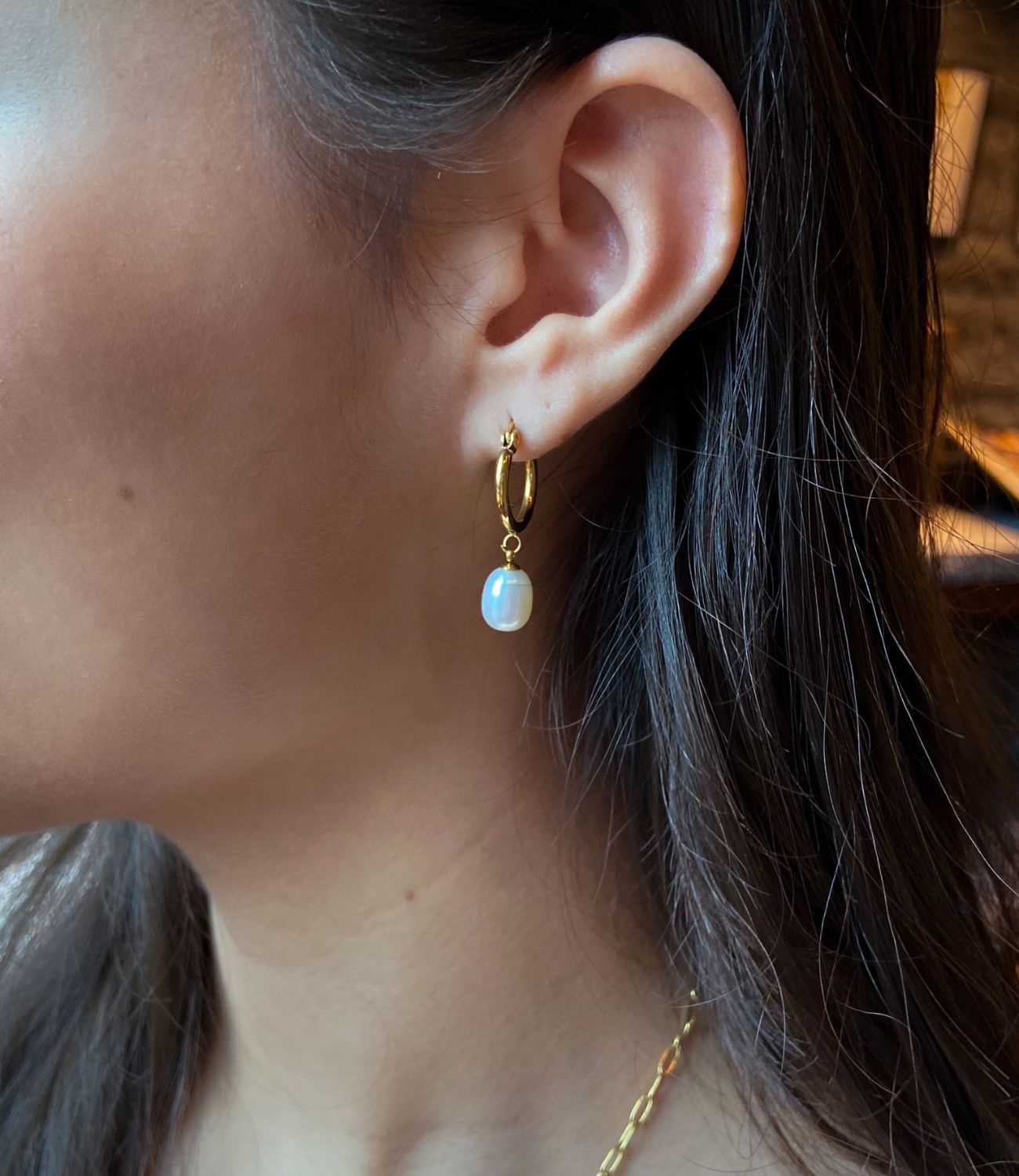 IRIS Pearl Hoops
