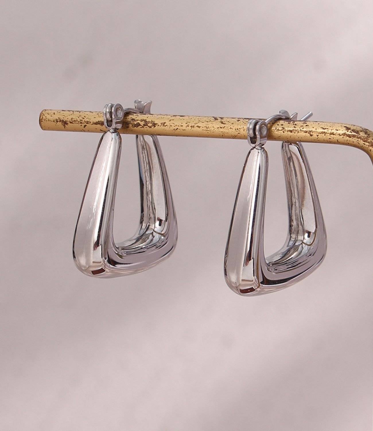 Radiant Hoops Silver