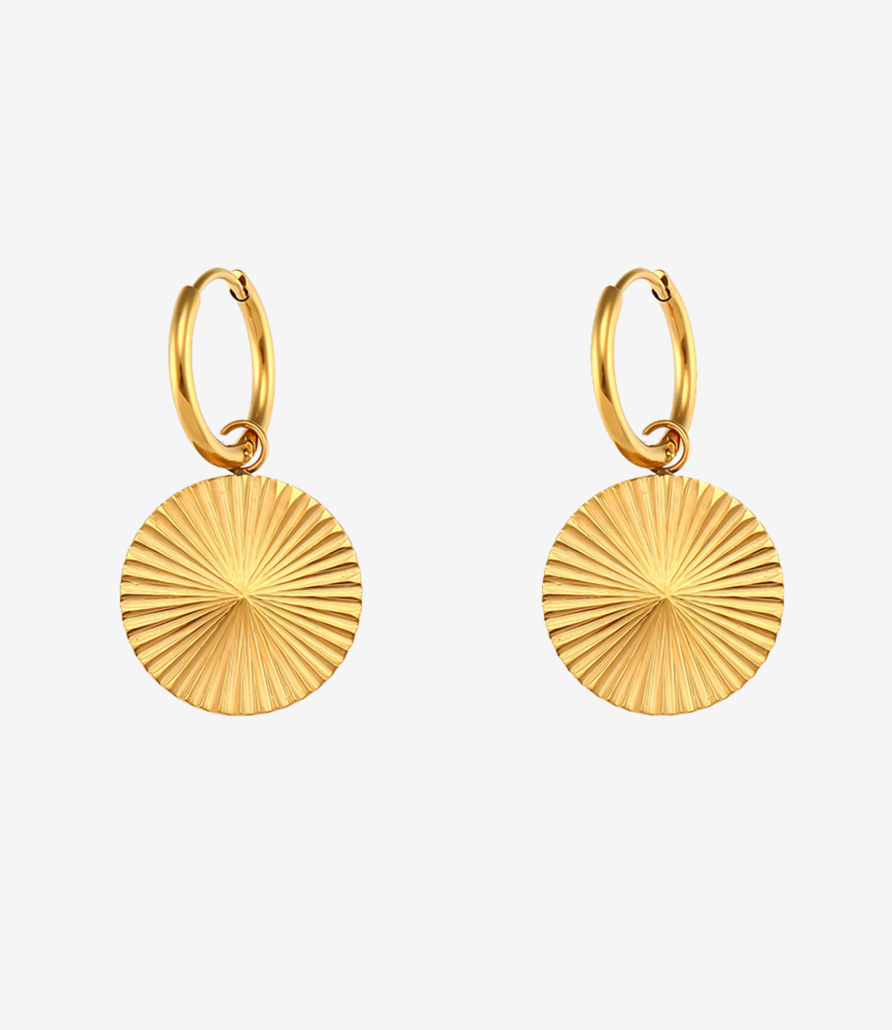 Circle Charm Earrings