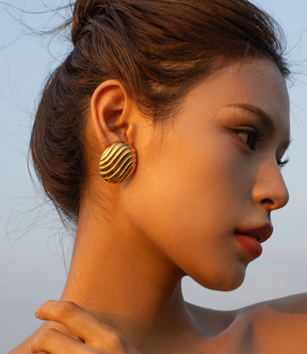 Tokyo Earrings Gold
