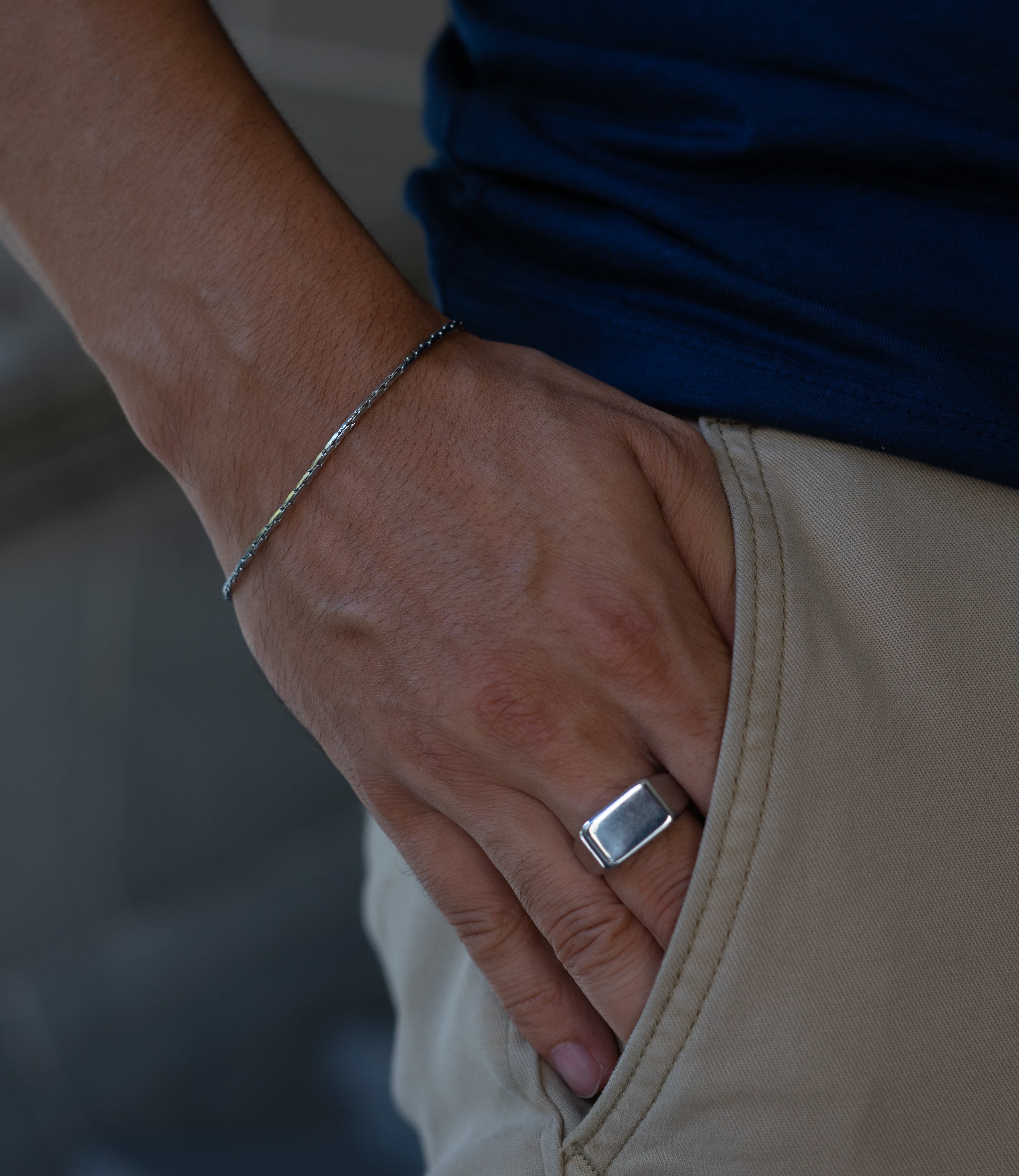 Gentleman's Silver Bracelet