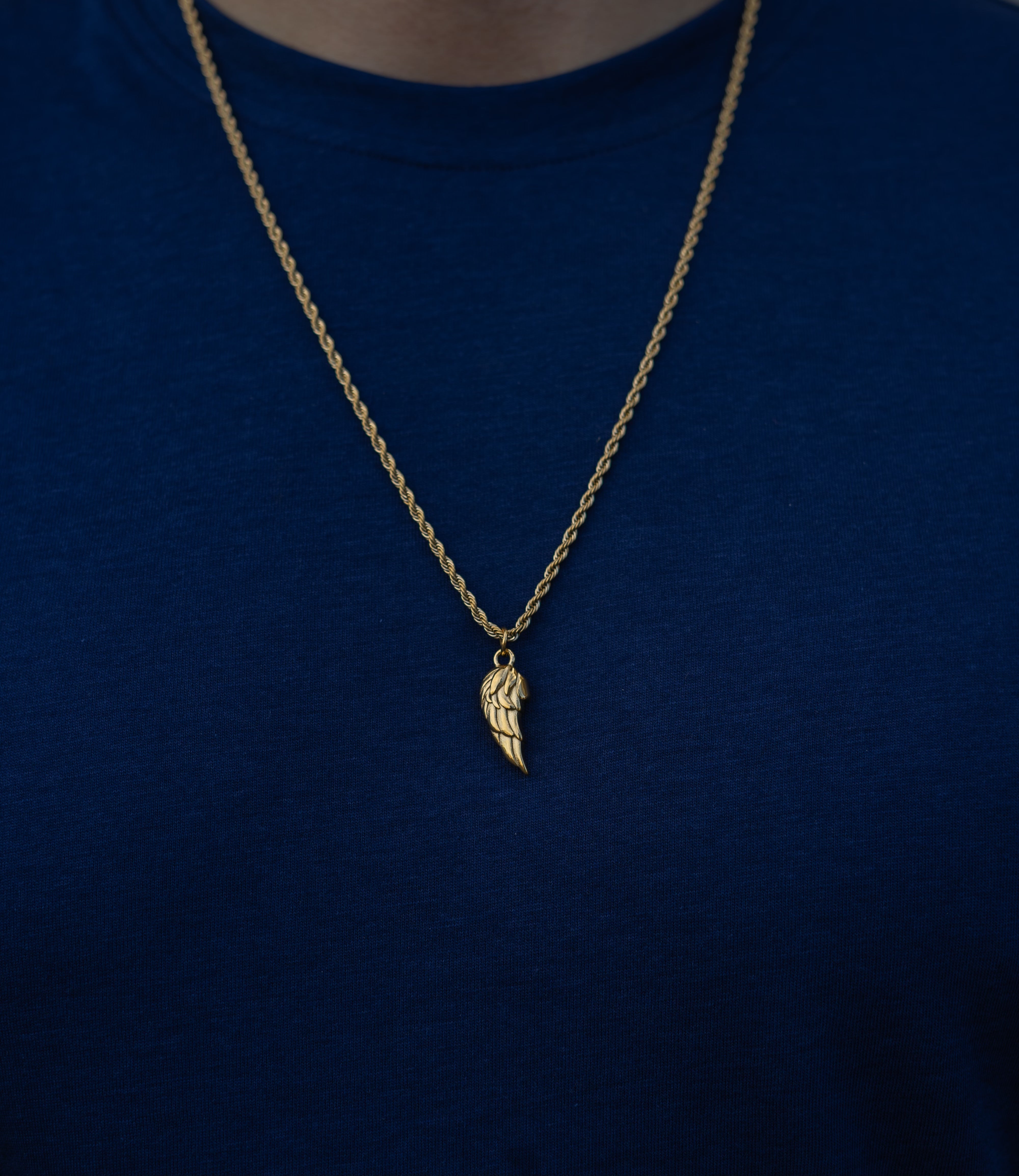 Wing Necklace Gold